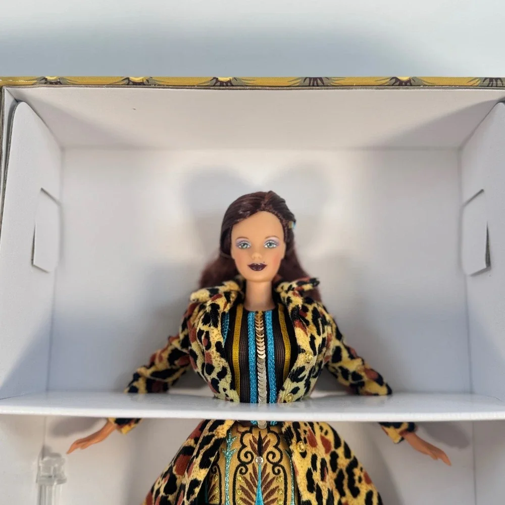 Todd Oldham Barbie Doll 1998 Limited Edition Mattel 22205 Leopard Coat NRFB